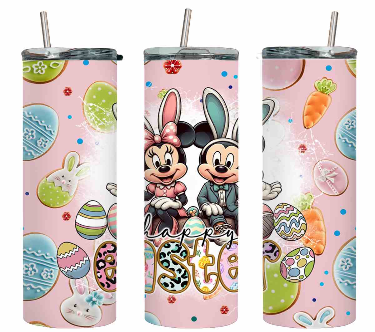 Happy Easter Mickey and Minnie-8971